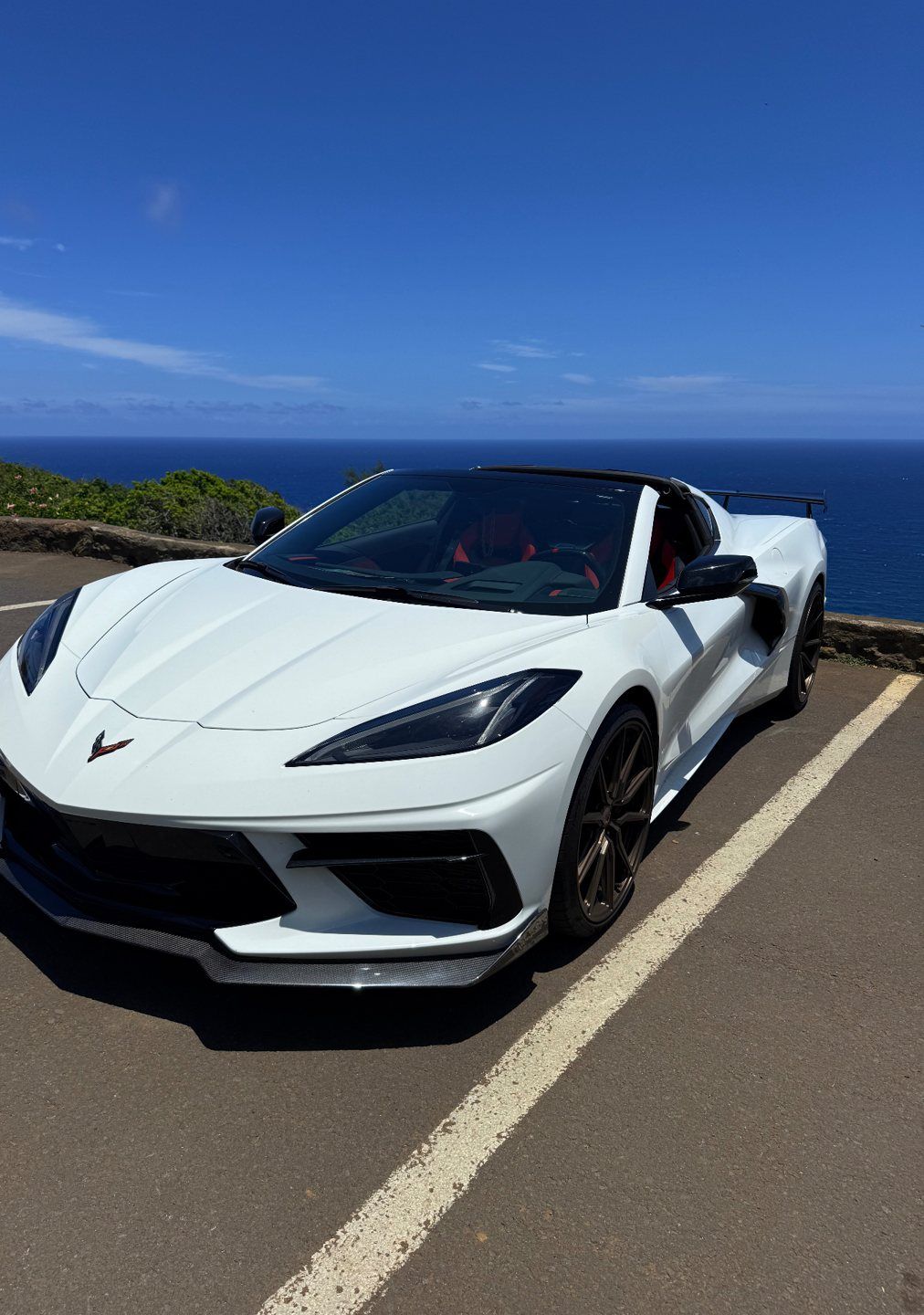 Corvette C8 2LT Z51 Convertible luxury rental in Kona, Hawaii