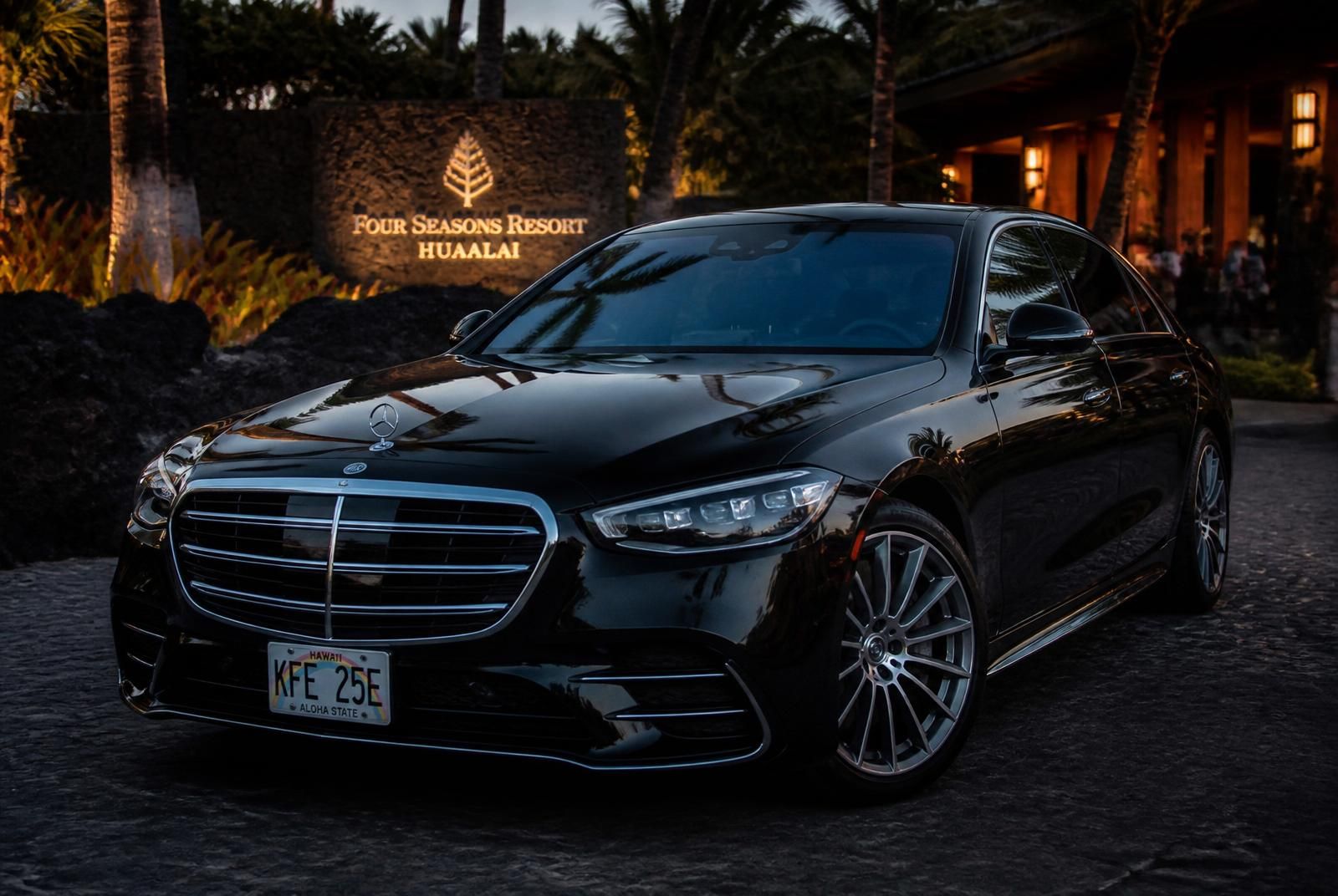 S580 at Four Seasons Hualalai resort entrance